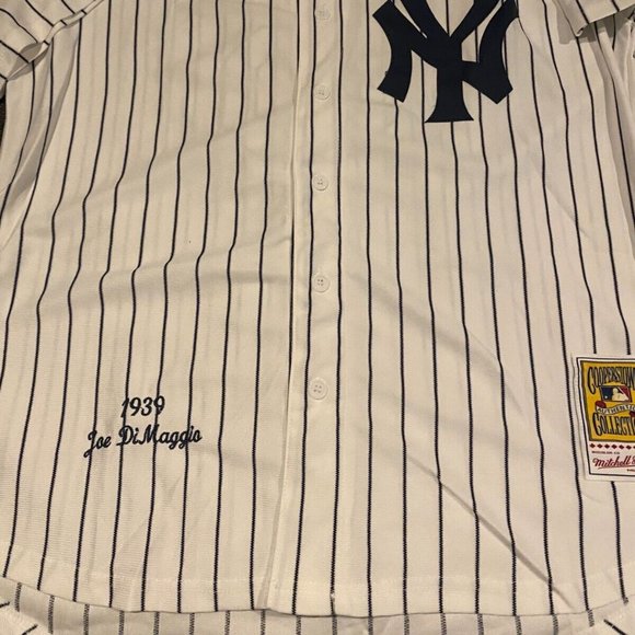 MITCHELL and NESS 1939 NY YANKEES JOE DIMAGGIO Men's JERSEY Sz M,L,XL,2X,3XL NWT - Picture 5 of 6